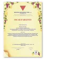 Mostra nazionale dei vini S.c.a. 2013 – Oscar d’argento